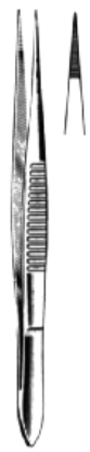 Product Spectrum Plain Splinter Forcep, 4.5" (11.5cm), Straight, Serrated | SAH.30-3775 Image