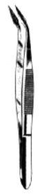 Product Spectrum Hunter Splinter Forcep, 4.1" (10.5cm), Angled | SAH.30-3777 Image