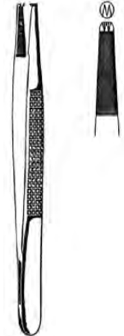 Product Spectrum Bonney Tissue Forcep, 7", 1x2 Teeth | SAH.30-8180 Image