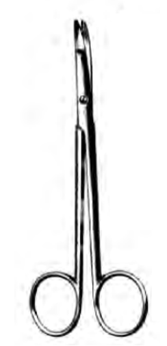 Product Spectrum Kilner Scissor, 4.75" (12cm), Straight Shanks, Flat Straight Tip | SAH.50-2349 Image