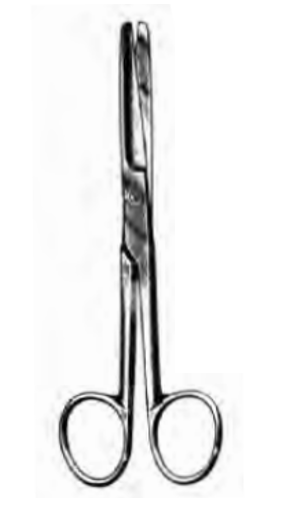 Product Spectrum Deaver Scissor, 5.5" (14cm), Straight, Blunt/Blunt | SAH.50-2354 Image