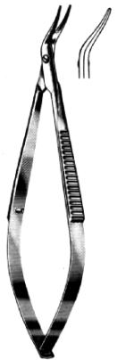 Product Spectrum Castroviejo Corneal Scissor, 4.375" (11cm), Curved Back | SAH.50-2367 Image