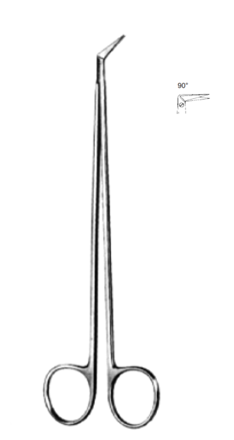 Product Spectrum Diethrich Scissor, 6.75" (17cm), 90 Degree Angle, Sharp Tips | SAH.50-2382 Image