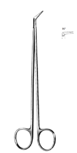 Product Spectrum Diethrich Scissor, 6.75" (17cm), 90 Degree Angle, Sharp Tips, TC | SAH.50-2387 Image