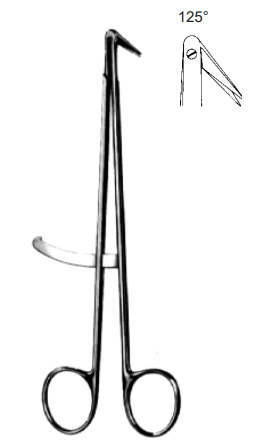 Product Spectrum Diethrich Scissor, 6.75" (17cm), 125 Degree Angle, Sharp Tips, With Ratchet | SAH.50-2389 Image