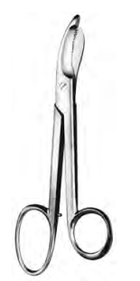 Product Spectrum Bruns Bandage Scissor, 9" (23cm), Serrated | SAH.50-2427 Image