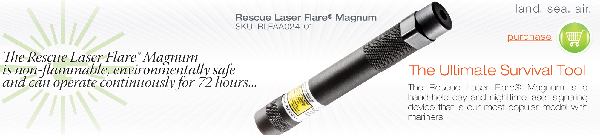 GL_Outdoor Adventure_Rescue Laser Flare® Magnun