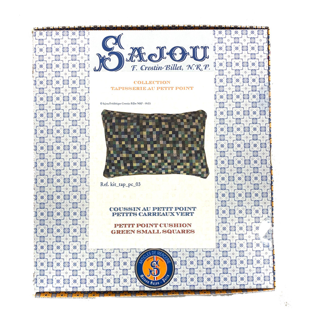 Sajou Small Squares Needlepoint Cushions