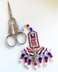 Lady Liberty Scissors and Fob