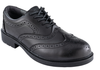 Halo Brogue Shoe Black S3 Src Size-7 - HAL9631827K