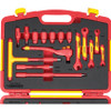 KENNEDY SE INSULATED VDE TOOL SET-27PCS - 3/8" Sq ( Red Case )