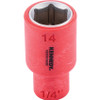 KENNEDY SE 1/4" Insulated Hexagon Sockets-14mm