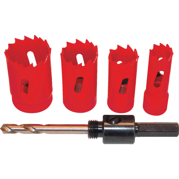 Kennedy Tradesman Holesaw Kit In Plastic Tube Kennedy Tradesman Holesaw Kit In Plastic Tube