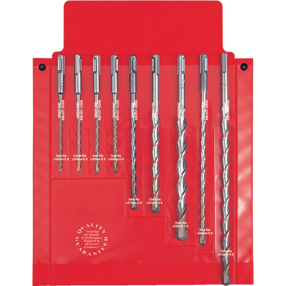 Kennedy 9pce Sds-Plus Hammer Drill Bit Set Kennedy 9pce Sds-Plus Hammer Drill Bit Set