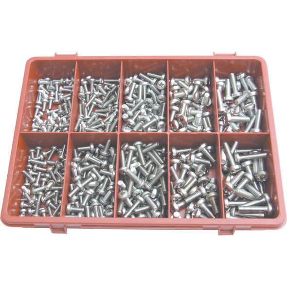 Qualifast Metric Pozi Pan M/C Screw Kita2 Avg-400Pc Qualifast Metric Pozi Pan M/C Screw Kita2 Avg-400Pc