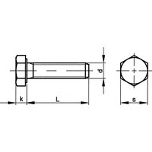 M5x8 HEX HEAD SET SCREW A2 (GR-70) 0.67