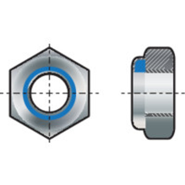 M3 LOCKNUT N/M INSERT A2 0.26