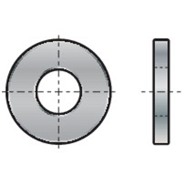 M14 FORM-A WASHER - STEEL 140HV -BZP DIN 125-1A 0.47