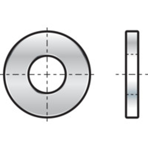 M2.5 FORM-A WASHER - A2 ST/STEEL DIN 125-1A 0.07