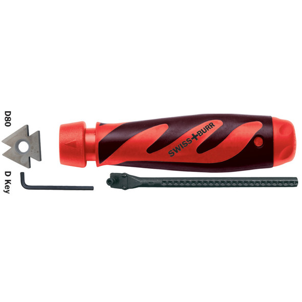 Swisstech D Hand Deburring Set 3-pce