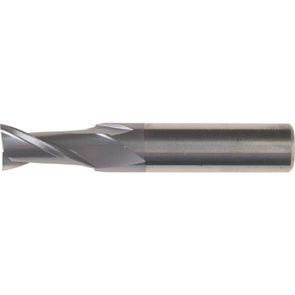 Swisstech 12.0mm St/Sh Short 2Fl Carbide Slot Drill - Ticn