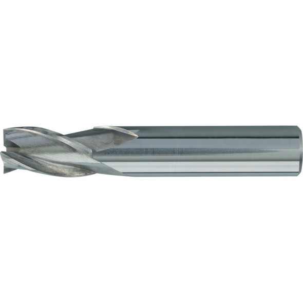 Swisstech 4.0mm St/Sh Short 3Fl Carbide Slot Drill - Ticn