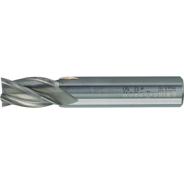 Swisstech 14.0mm St/Sh Short Carbide End Mill