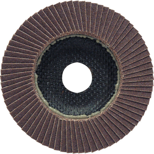 York 115X22mm F/Glass Al/Ox Flap Disc P80
