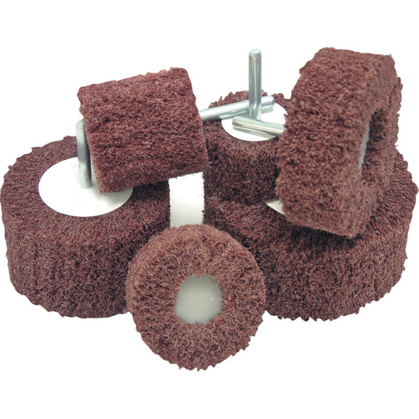 York 50X50X6mm Nylon Finishing Wheel Medium