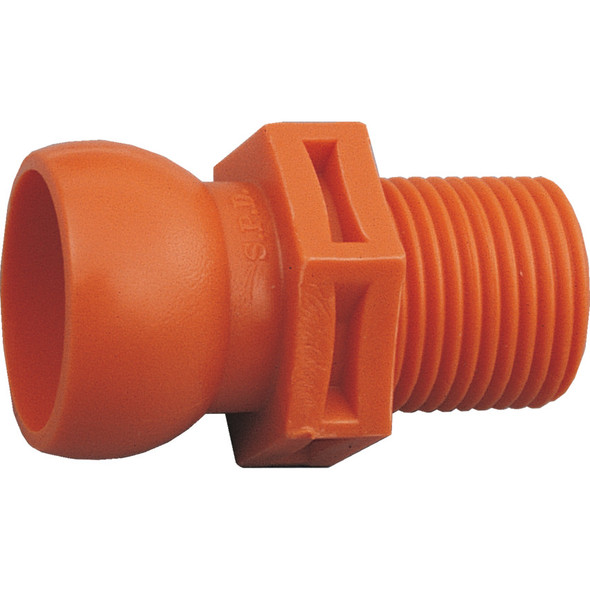 Indexa 1/2" Npt Male Connector 1/2" Bore