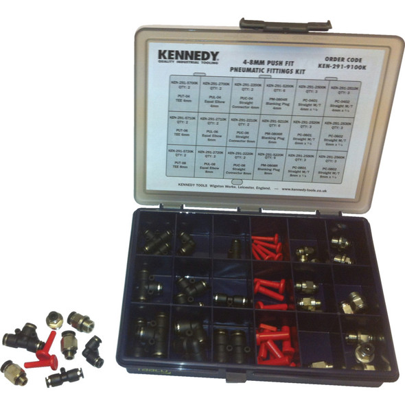 KFK468 4-8mm PNEUMATIC FITINGS KIT 1160.67