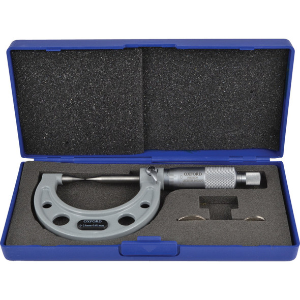 Oxford 0-25mm 30Deg Pointed Micrometer