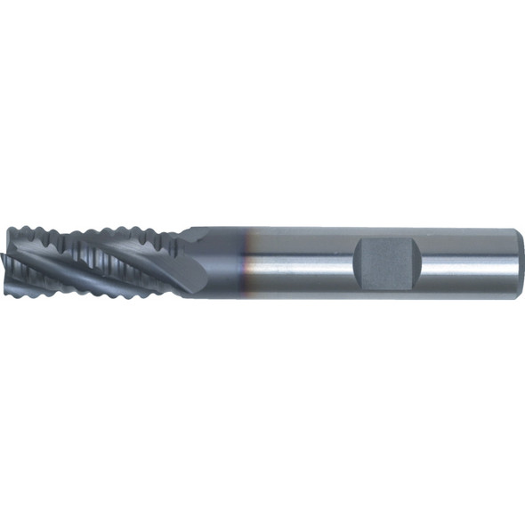 Swisstech 8.0 Weldon Std Coarse Rough E/Mill-Ticn