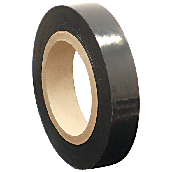 25mmx100M LOW TACK PROTECTION TAPE BLACK 93.94