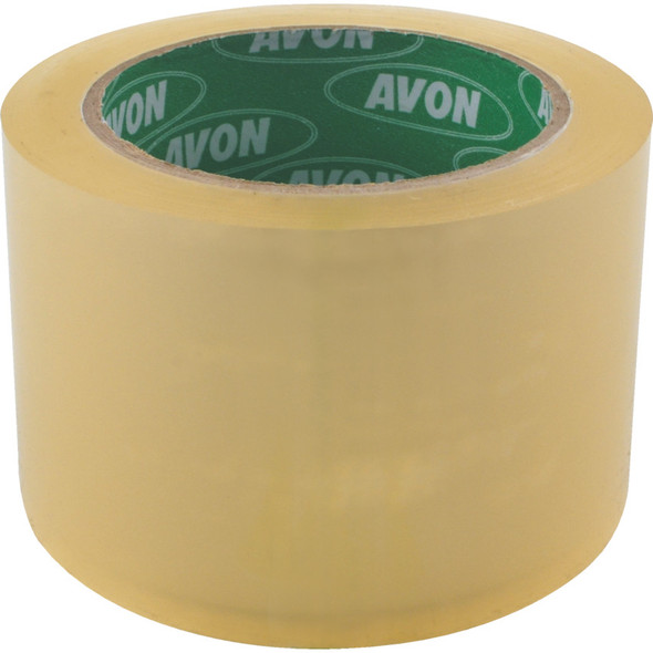 75mmx66M LOW NOISE POLYPROPYLENE TAPE 35MU CLEAR 59.9