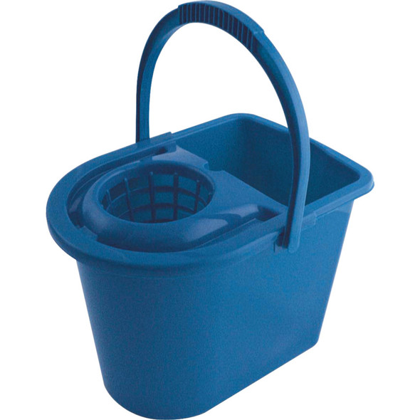 COTSWOLD 15LTR PLASTIC MOP BUCKET BLUE