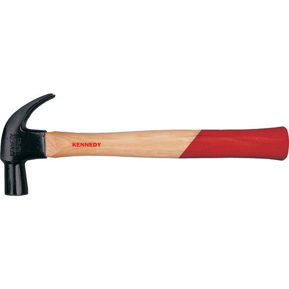 Kennedy 20Oz Curved Claw Hammer, Hardwood Handle