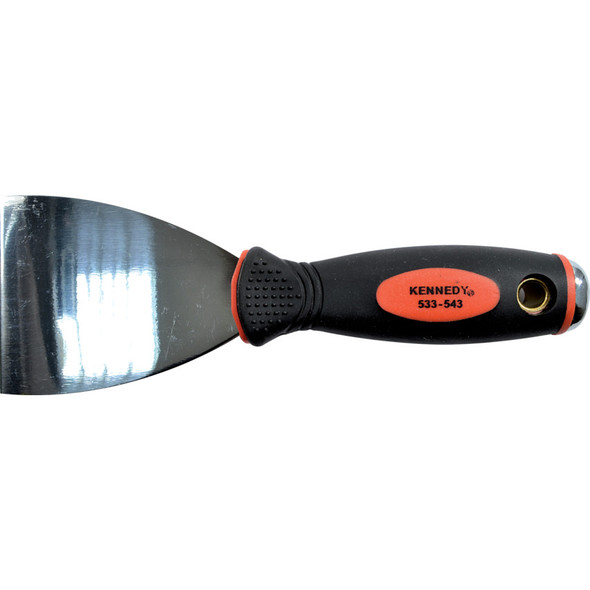 Kennedy 3" Scale Tang Scraper - Bi Material Grip