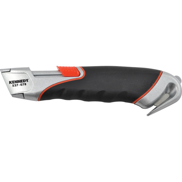 AUTO RETRACTABLE SAFETY KNIFE C/W STRAP/TAPE CUTTER 222.45