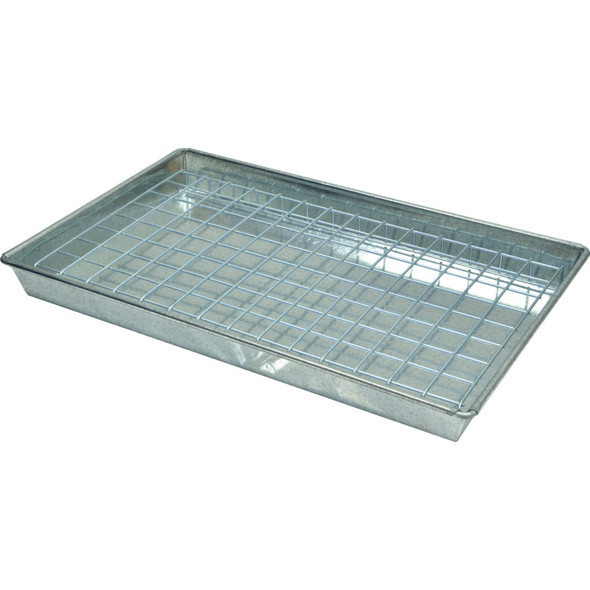 Kennedy 540X345X50mm Galvanised Drip Tray C/W Mesh