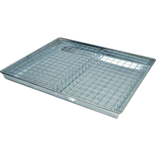Kennedy 665X560X50mm Galvaniseddrip Tray C/W Mesh