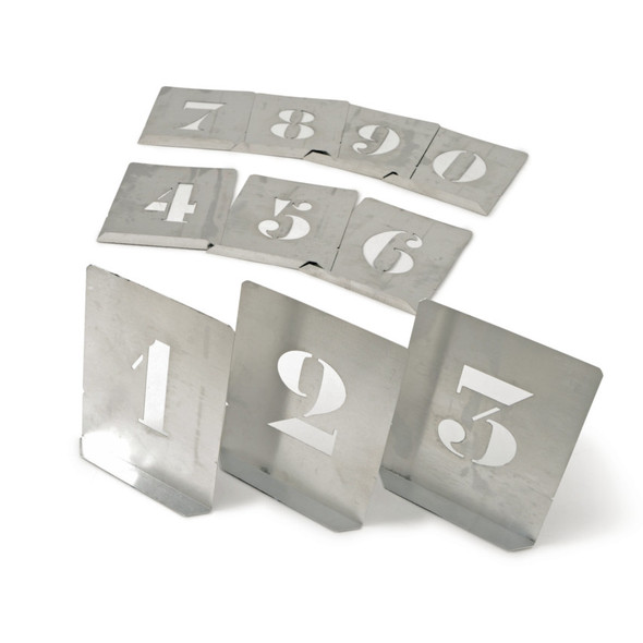 100mm (SET OF 10) STEEL STENCIL FIGURES 402.44