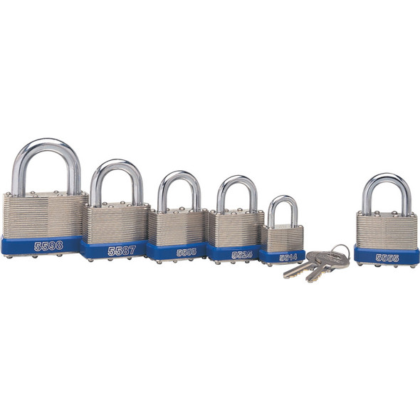 44x25mm LAMINATED PADLOCK STEELBODY 125.21