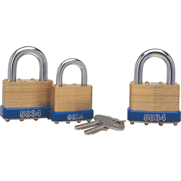 40x20mm LAMINATED PADLOCK BRASSBODY 99.18