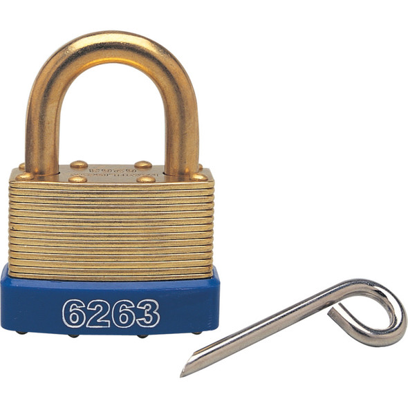 Matlock 46X25mm Laminated Brass 4Nocombination Padlock