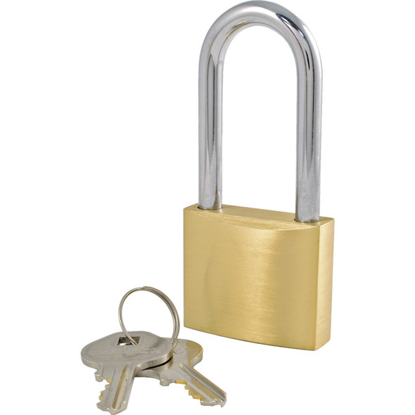 40mm STD BRASS PADLOCK LONG HDNSKLE 177.96