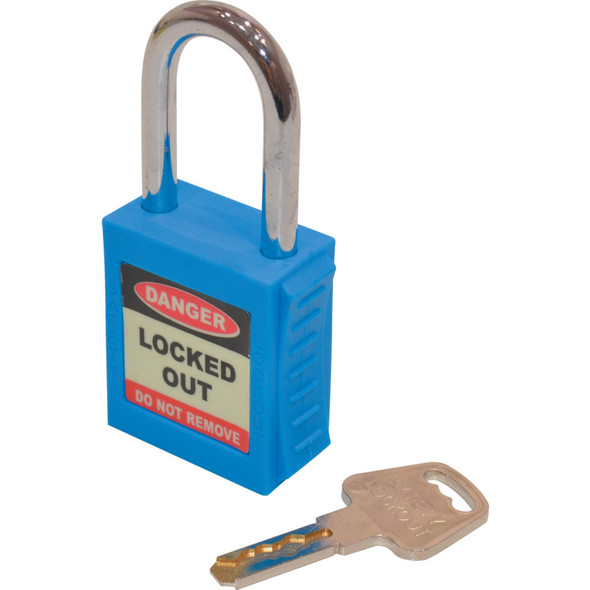 SAFETY PADLOCK  KEYED DIFFERENTLYBLUE 330.5