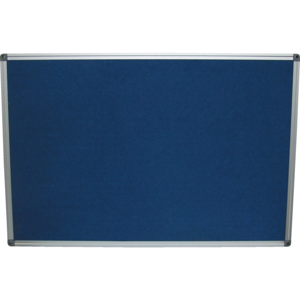 FELT NOTICE BOARD 900x600mm BLUE ALUMINIUM TRIM 339.83