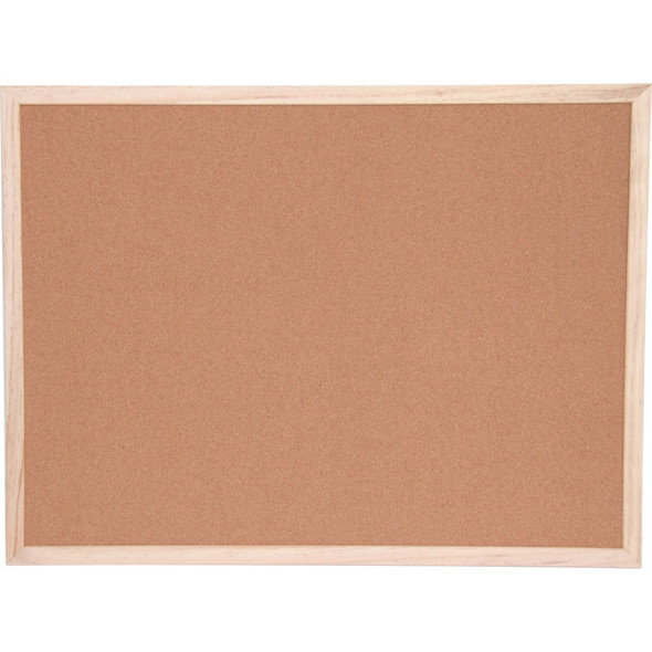 CORK NOTICE BOARD 450x600mm WOOD TRIM 128.86