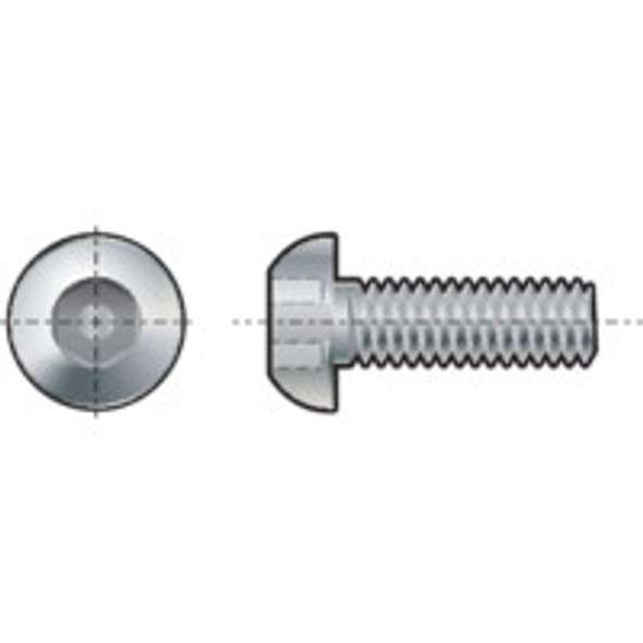 M4x12 A2 ST/ST PIN HEX BUTTON M/C SCREW 2.25